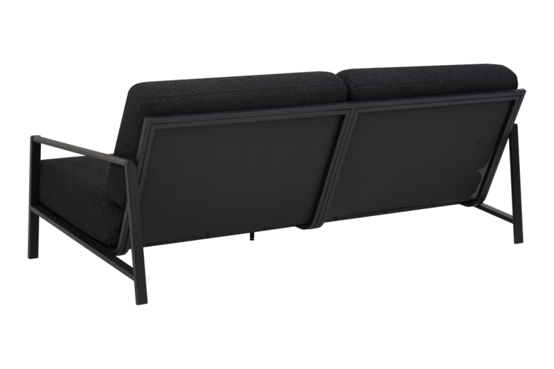 Lyra 2,5-seater sofa Black/Teddy Black