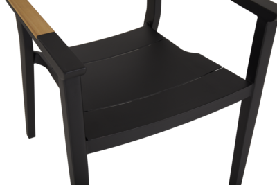 Chios armchair Black/Ash