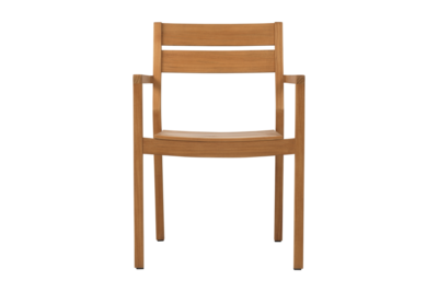 Delia Teak armchair Natural color