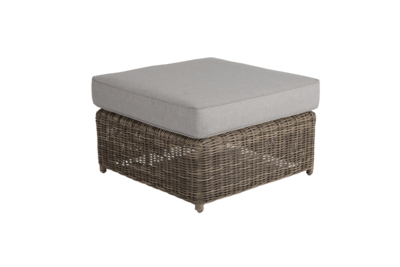 Glendon footstool Rustic/Sand