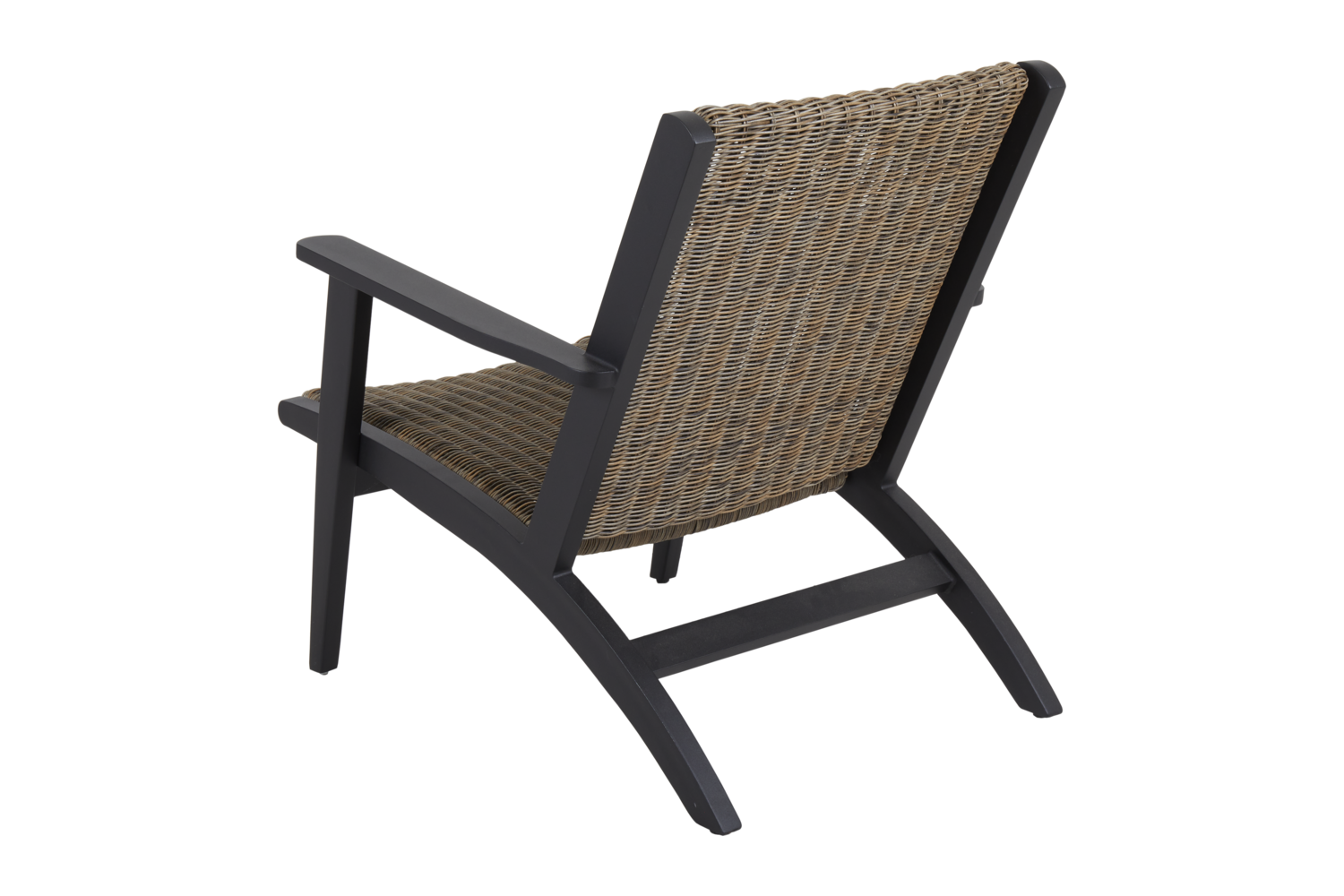 Kira lounge chair Black/rustic