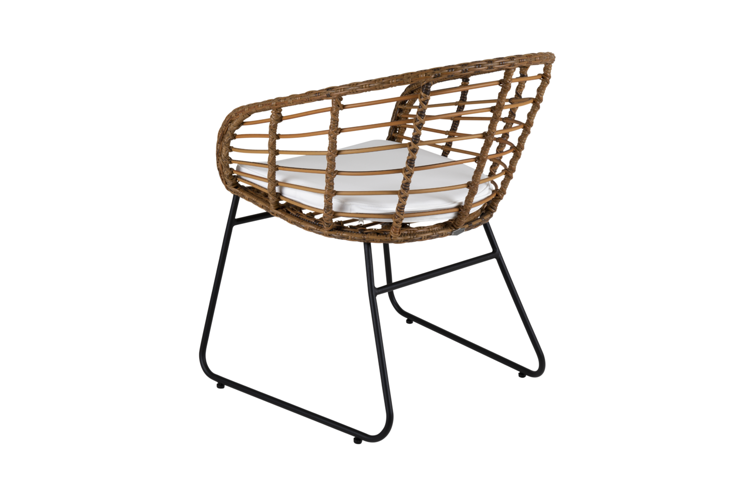 Covelo dining chair Natural colored/white