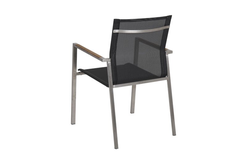 Naos dining chair Natural colored/grey