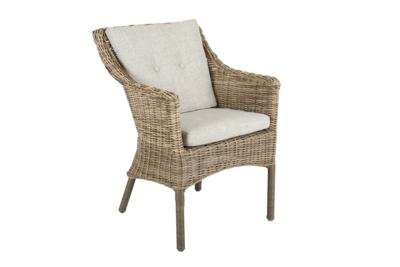Lenora armchair Natural color