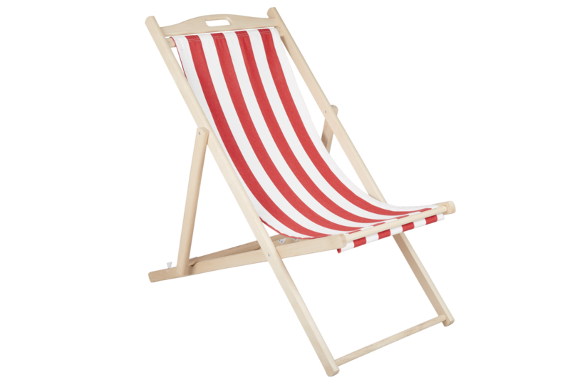 Dingla beach chair Natural/Red-White