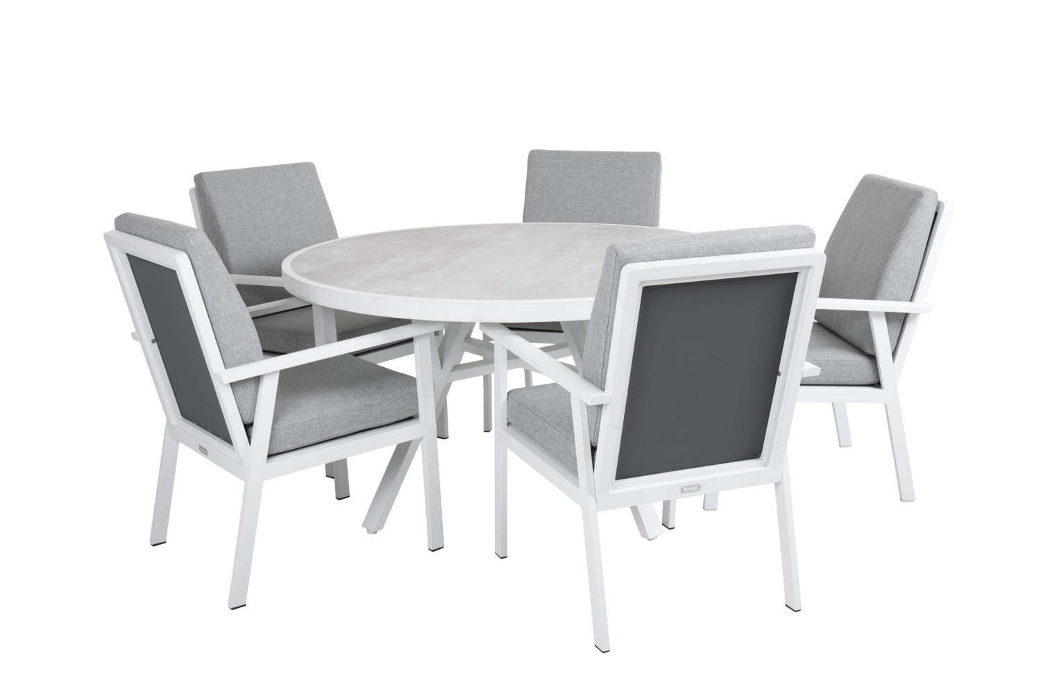Samvaro dining table White/Grey