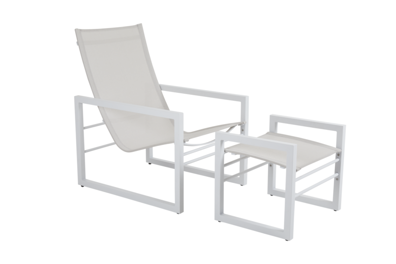 Vevi armchair White/white