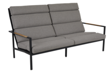 Indus 3-seater sofa Black