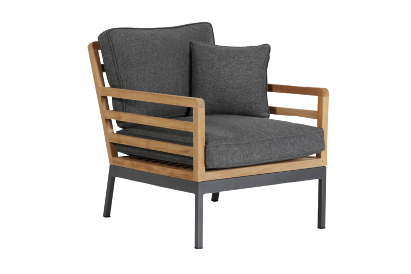 Zalongo armchair Natural colored/grey