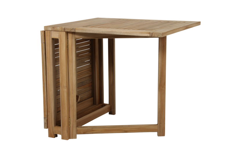 Turin drop-leaf table Natural color