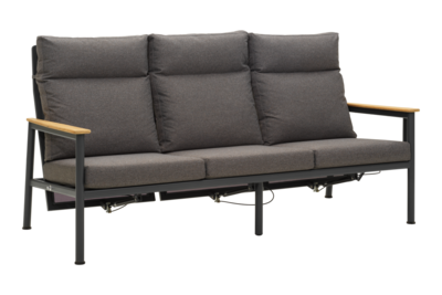 Gordon 3-seater sofa Anthracite/Soft Dawn