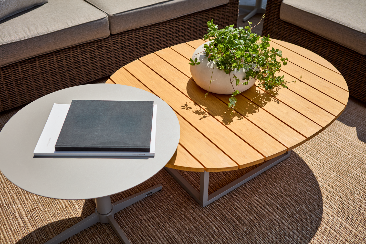Olive coffee table Khaki/Bamboo