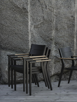 Chios armchair Black/Ash