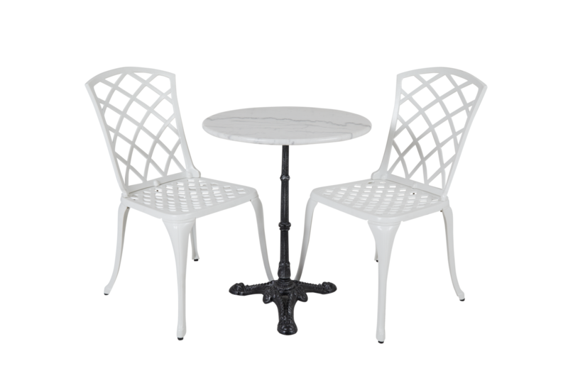 Arras dining chair White