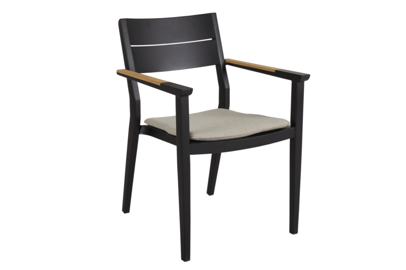 Chios armchair Black/Ash