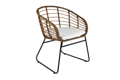 Covelo dining chair Natural colored/black