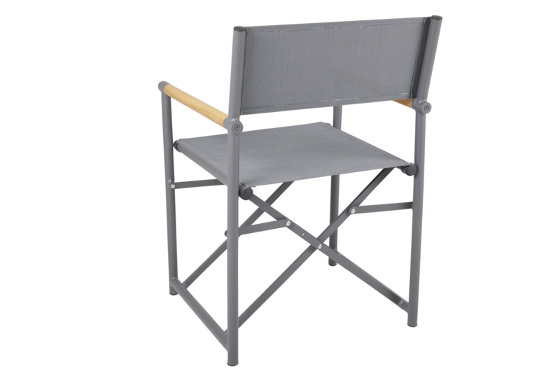 Zand dining chair Anthracite/Teak