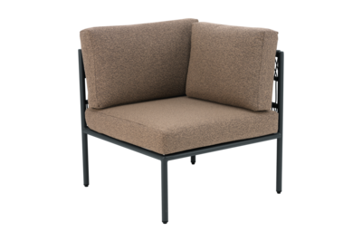 Reno corner Black/Raw Peanut