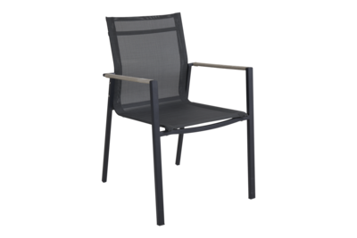 Lyra dining chair Black/grey