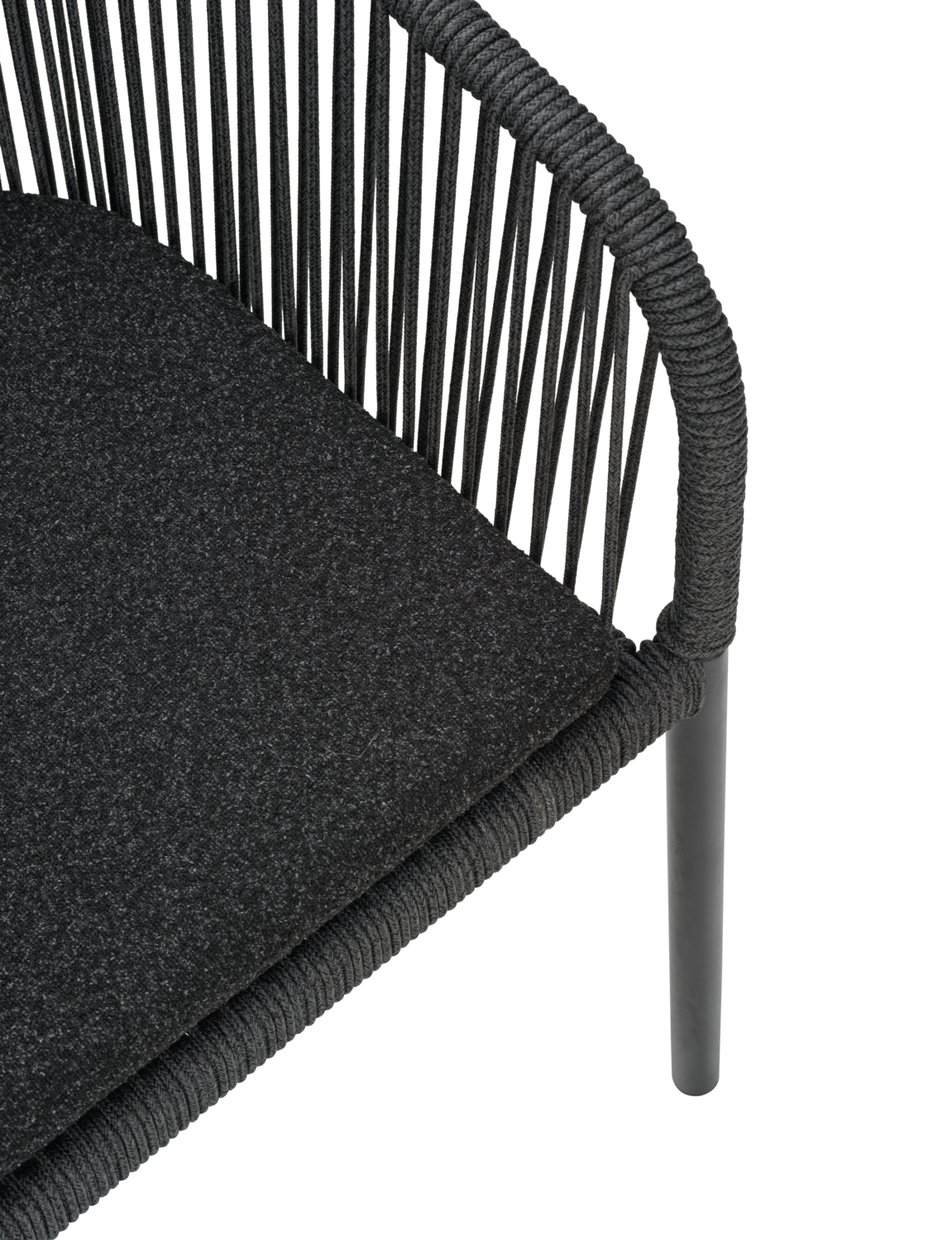 Delta armchair Black/Teddy Black