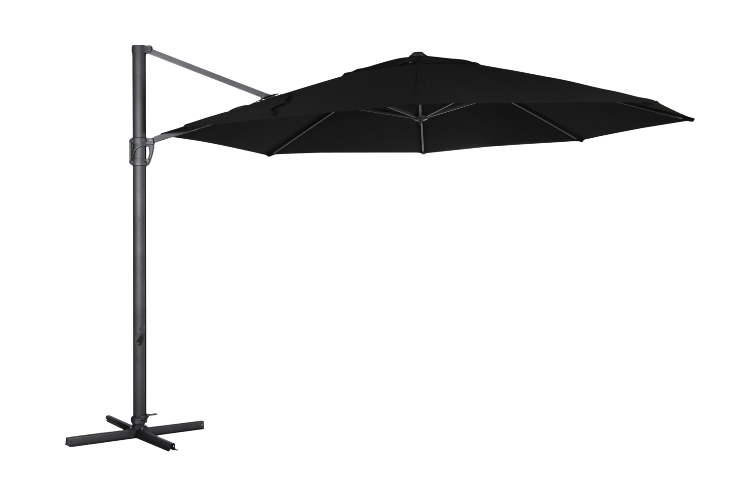Fiesole parasol Black | Brafab