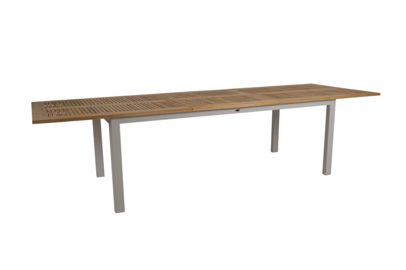 Lyon dining table Khaki/teak