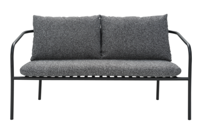 Bendt 2-seater sofa Black/Teddy Ant