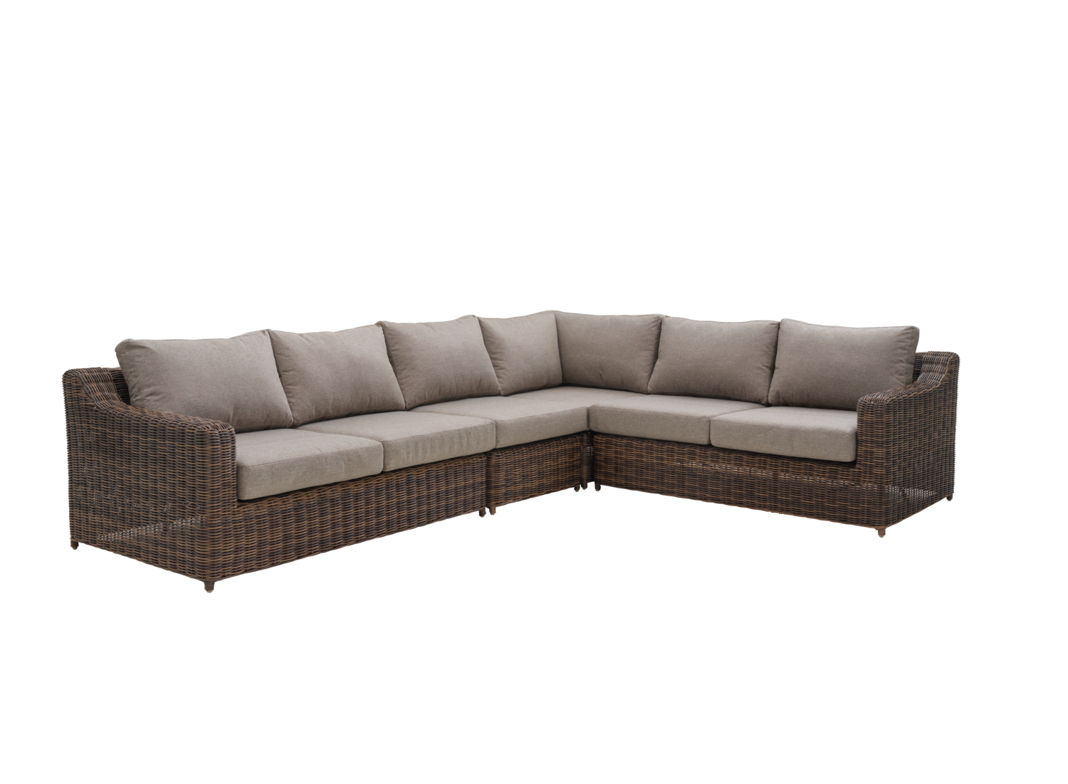 Glendon corner Dark Brown/Soft Moose