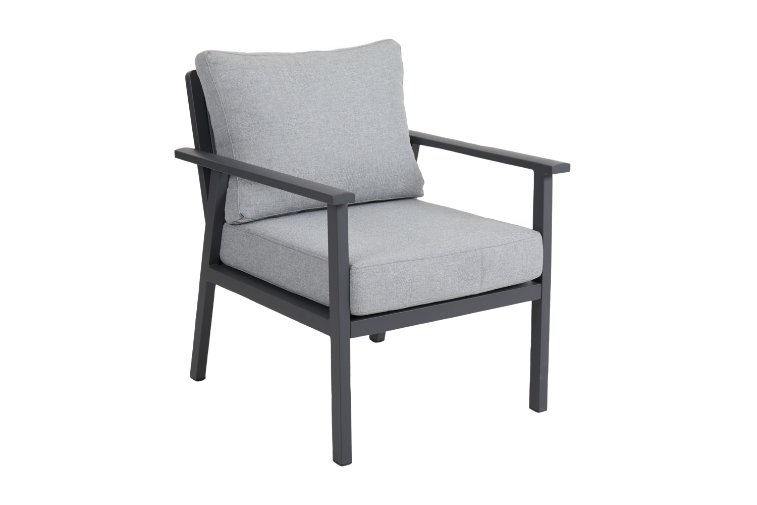 Samvaro High armchair Anthracite/Pearl grey