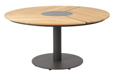 Peace Wood dining table Anthracite/Teak