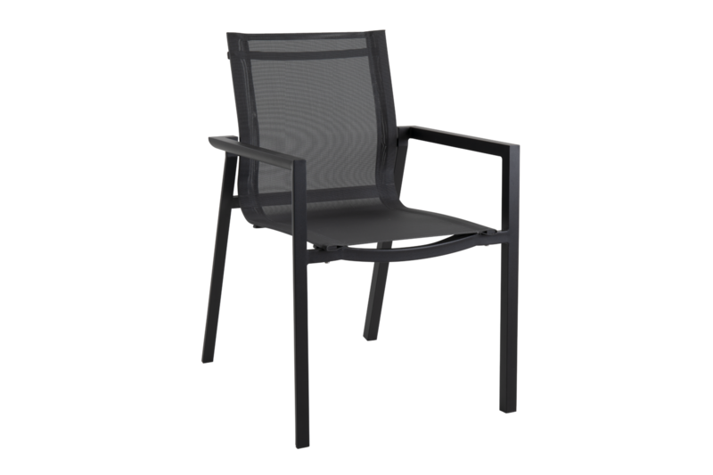 Delia armchair Black/grey