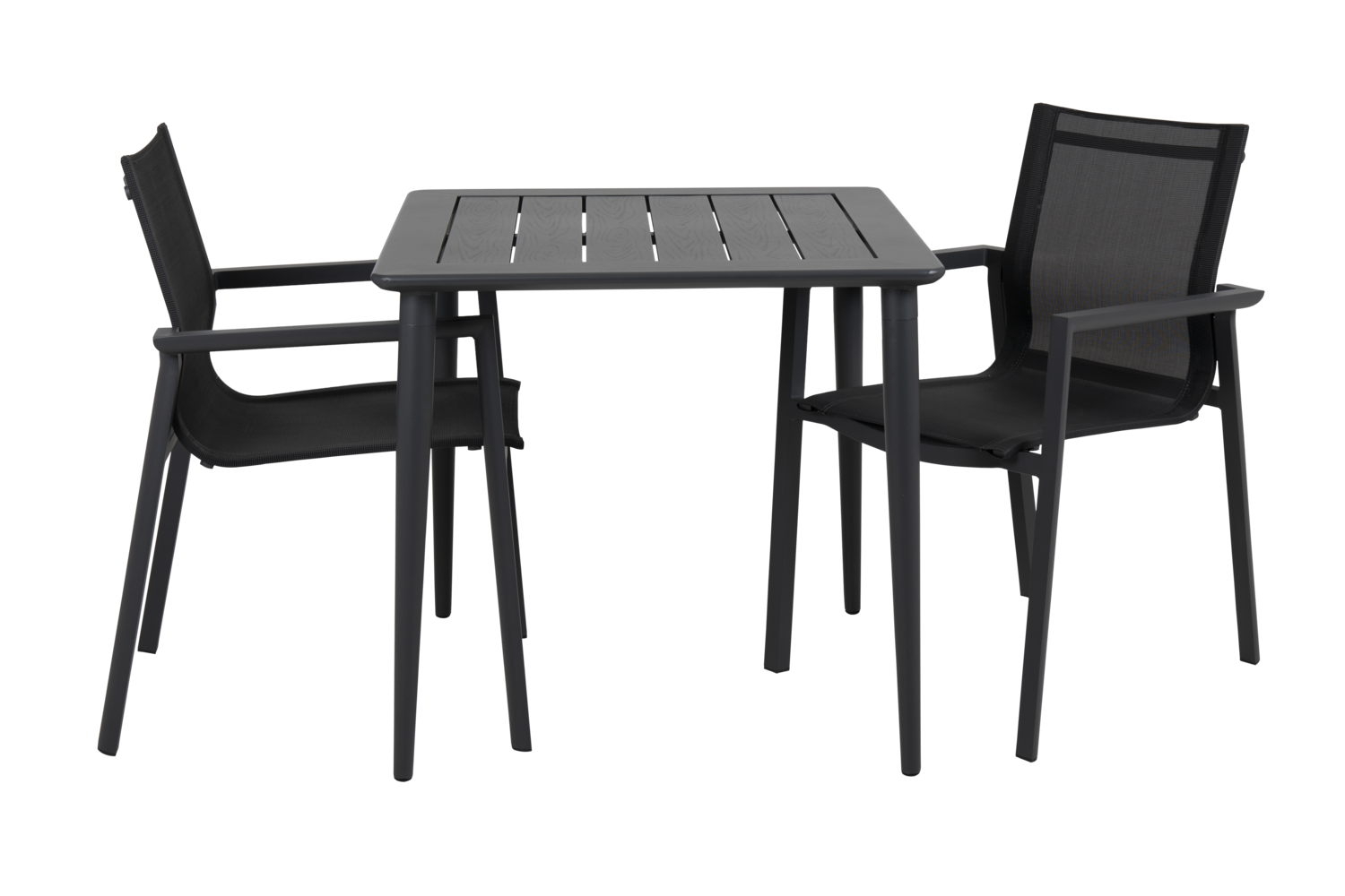 Delia armchair Anthracite/Black