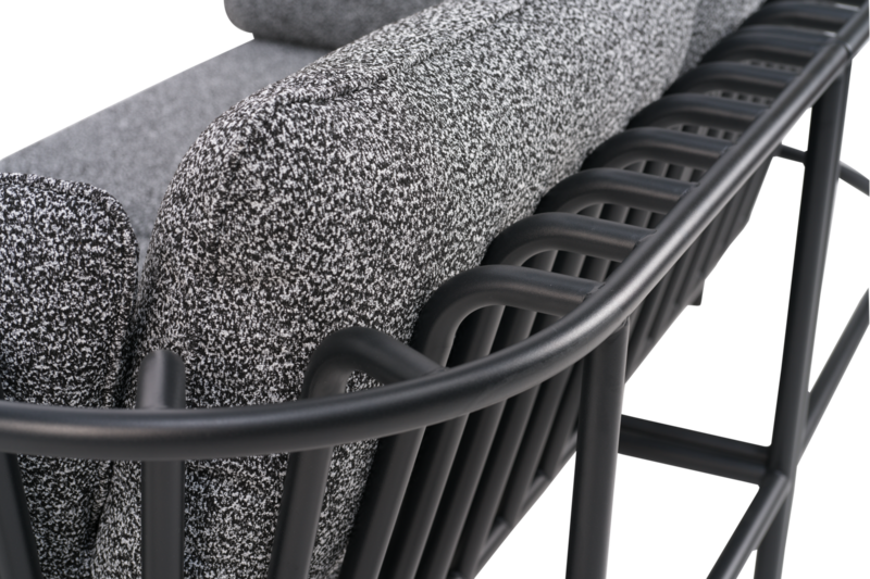 Collier armchair Black/Teddy Ant