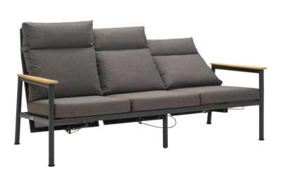 Gordon 3-seater sofa Anthracite/Soft Dawn