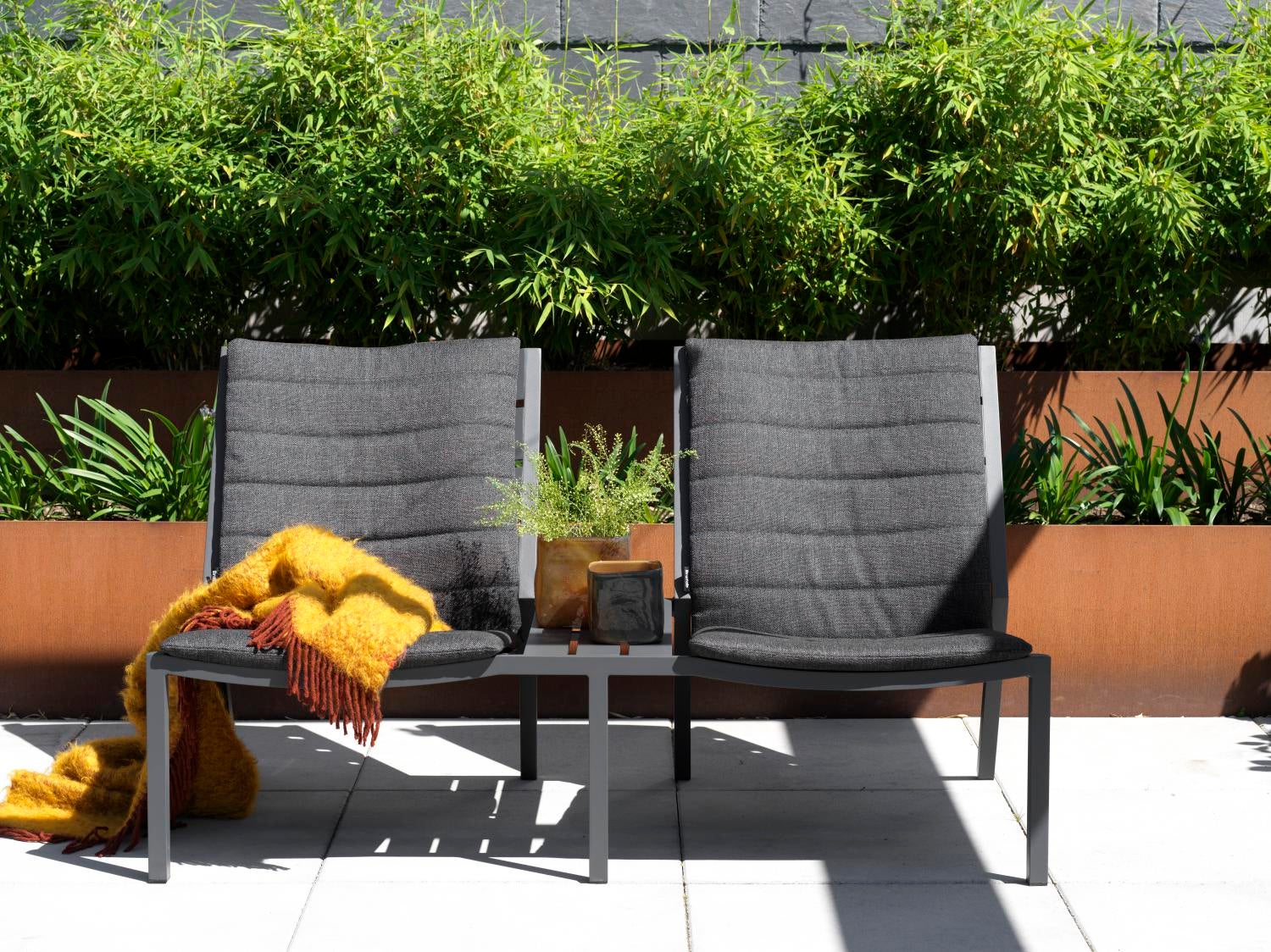 Delia cushion Anthracite