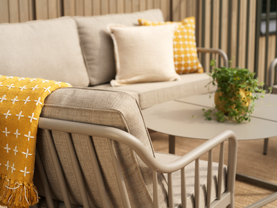 Coleville armchair Khaki/Burlap Beige