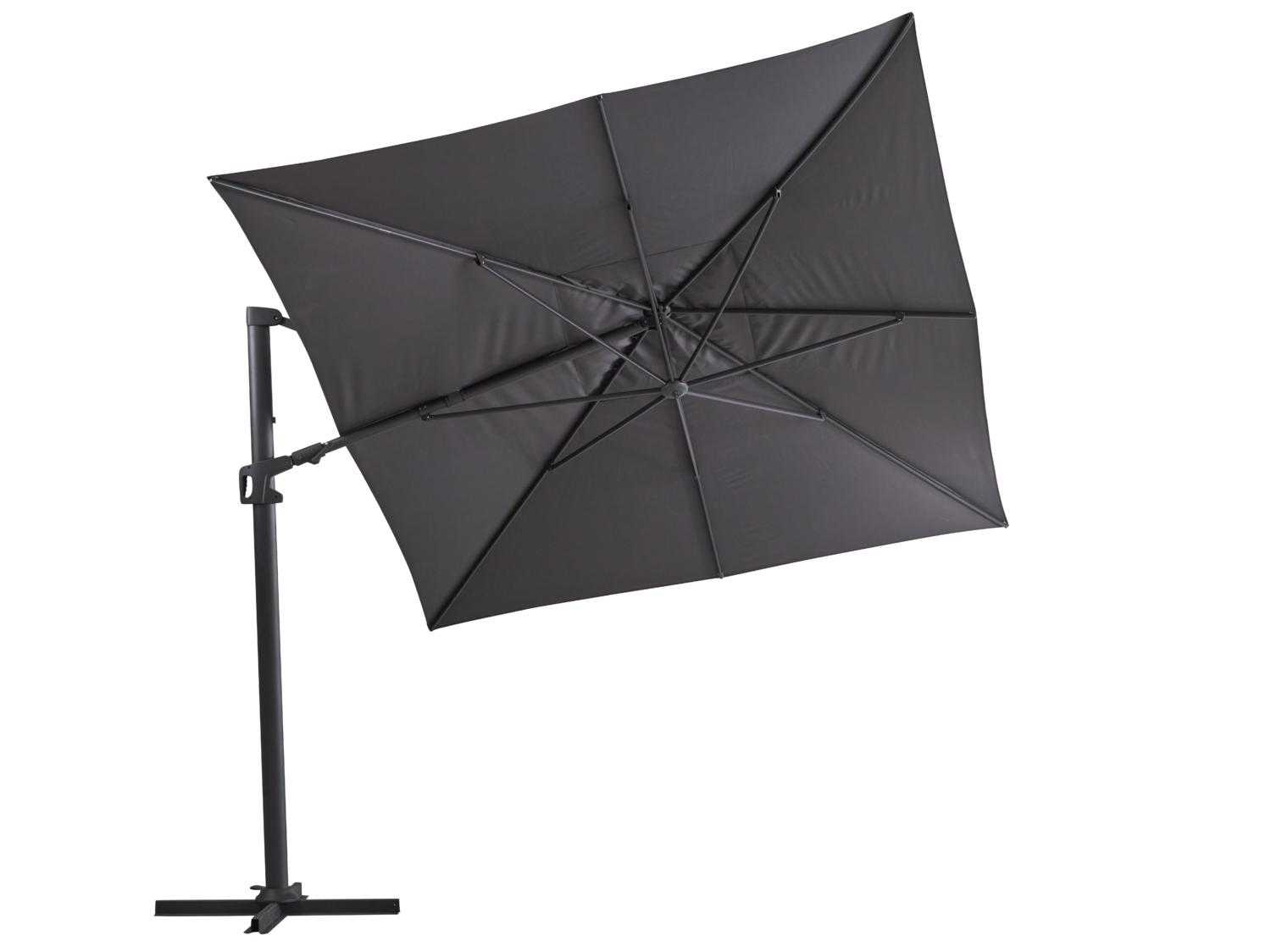 Vinovo hanging parasol Anthracite/Grey