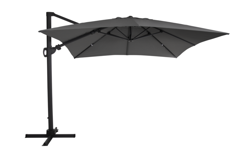 Varallo hanging parasol Anthracite/grey