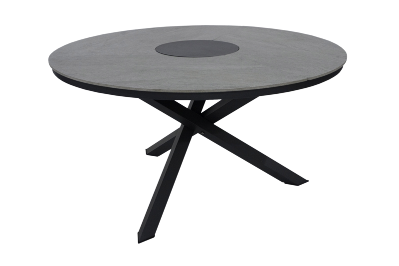 Kenora dining table Anthracite/grey