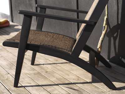 Kira lounge chair Black/rustic