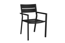 Delia armchair Black