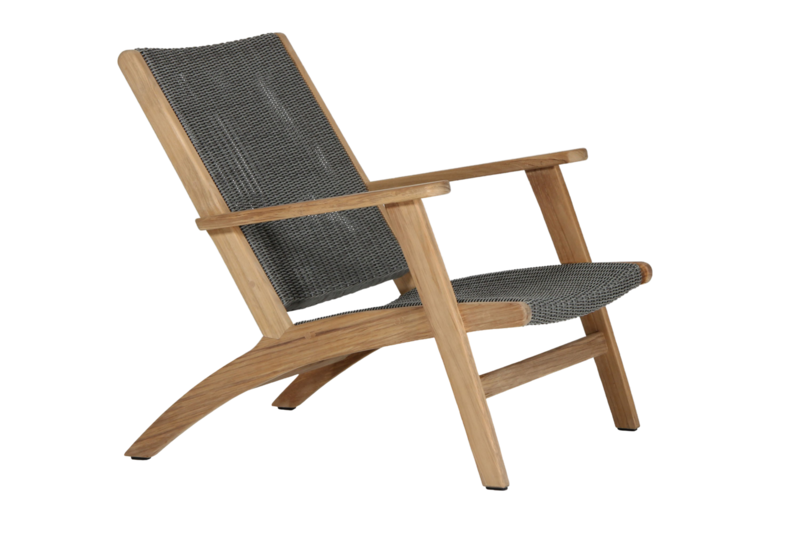 Kira lounge chair Natural colored/grey