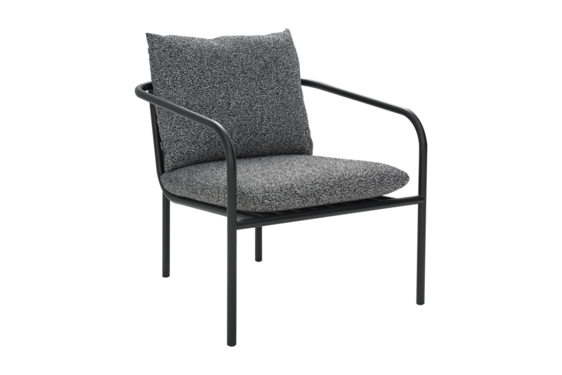 Bendt armchair Black/Teddy Ant