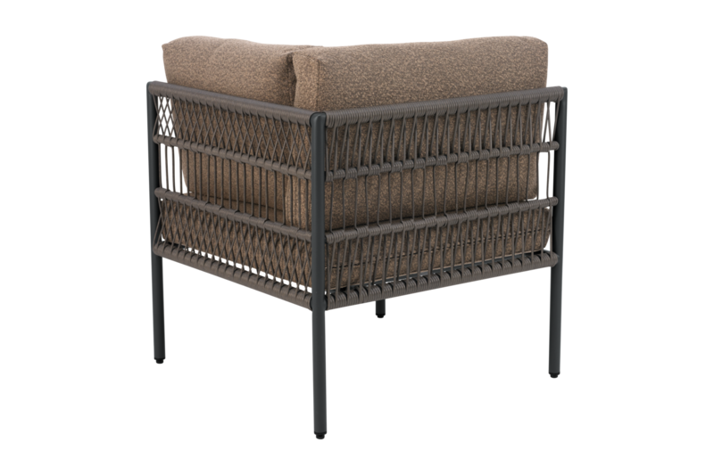 Reno corner Black/Raw Peanut