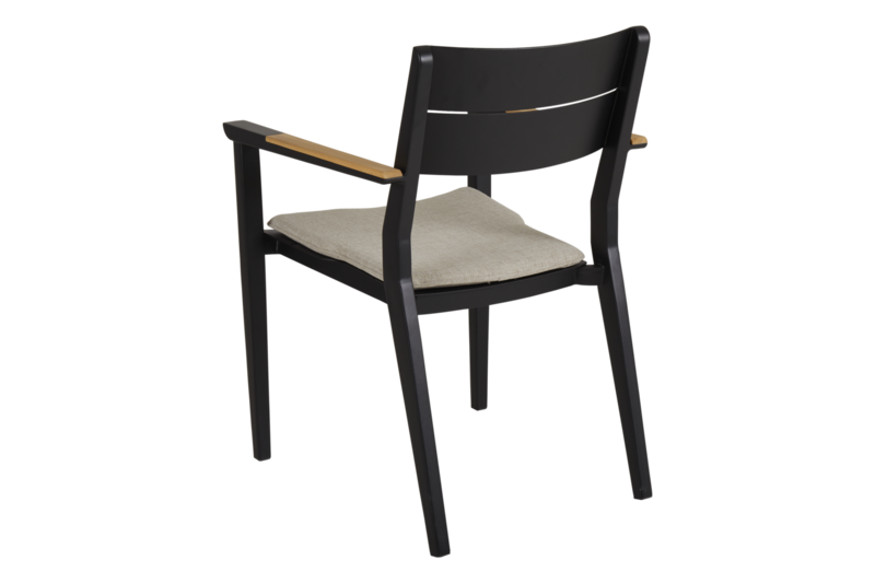 Chios armchair Black/Ash