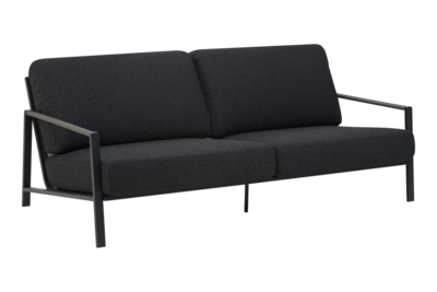Lyra 2,5-seater sofa Black/Teddy Black