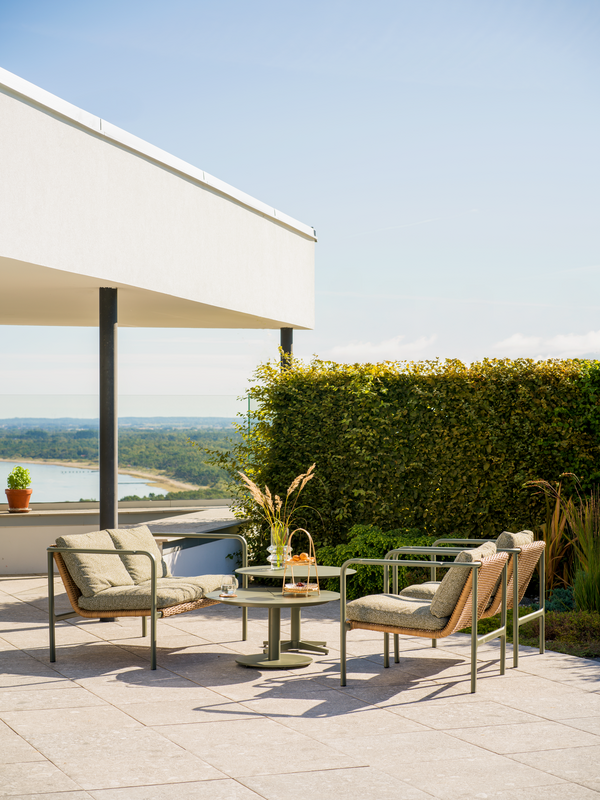 Motty armchair Nordic Green/Teddy Verde