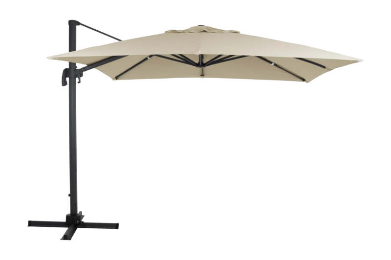Linz hanging parasol Anthracite/khaki
