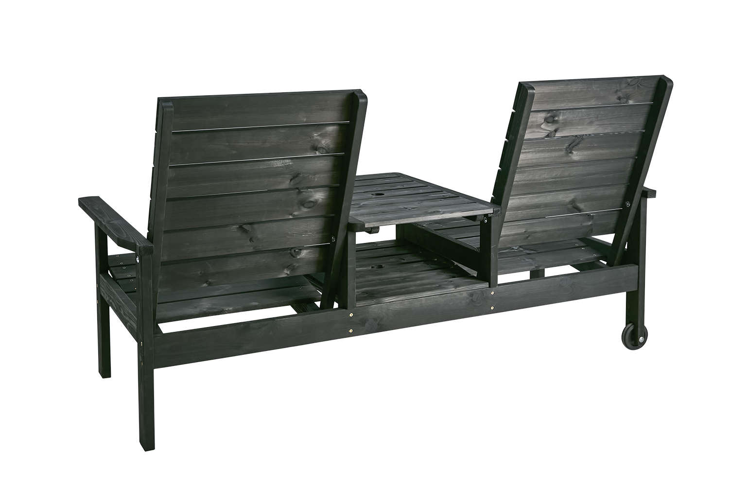 Du & Ja 2-seater sofa Black