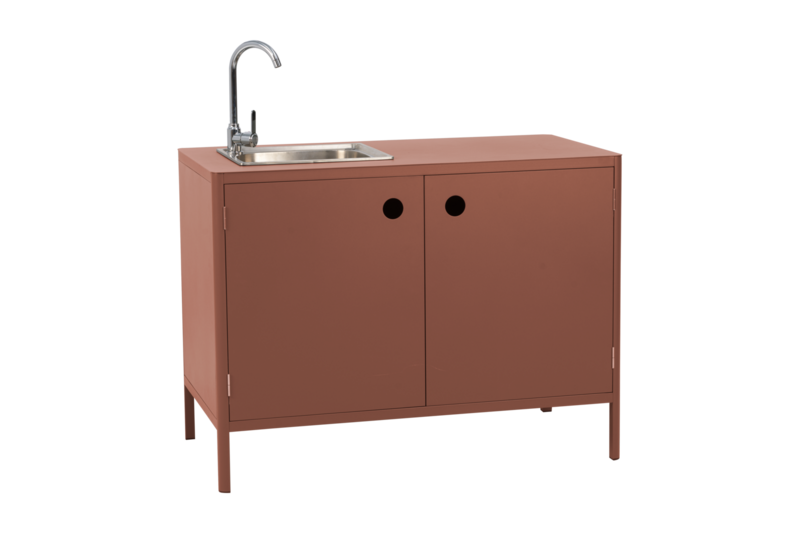 Kelia outdoor Kitchen Zin Red